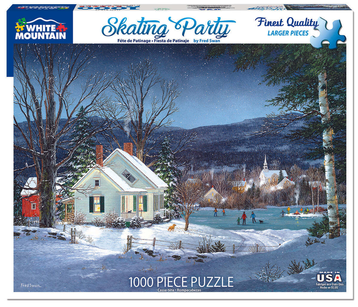 Skating Party (1523pz) - 1000 Piece Jigsaw Puzzle