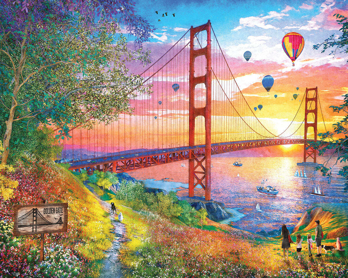 Golden Gate (1788pz) - 1000 Piece Jigsaw Puzzle