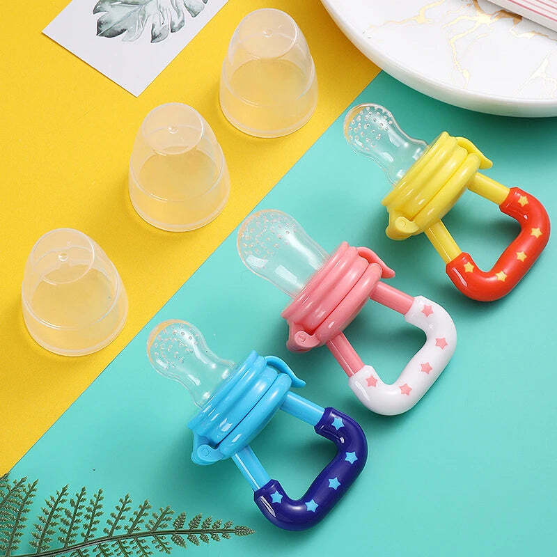 Pack of 2 Silicone Food Nibbler Baby Feeder yfzx209686