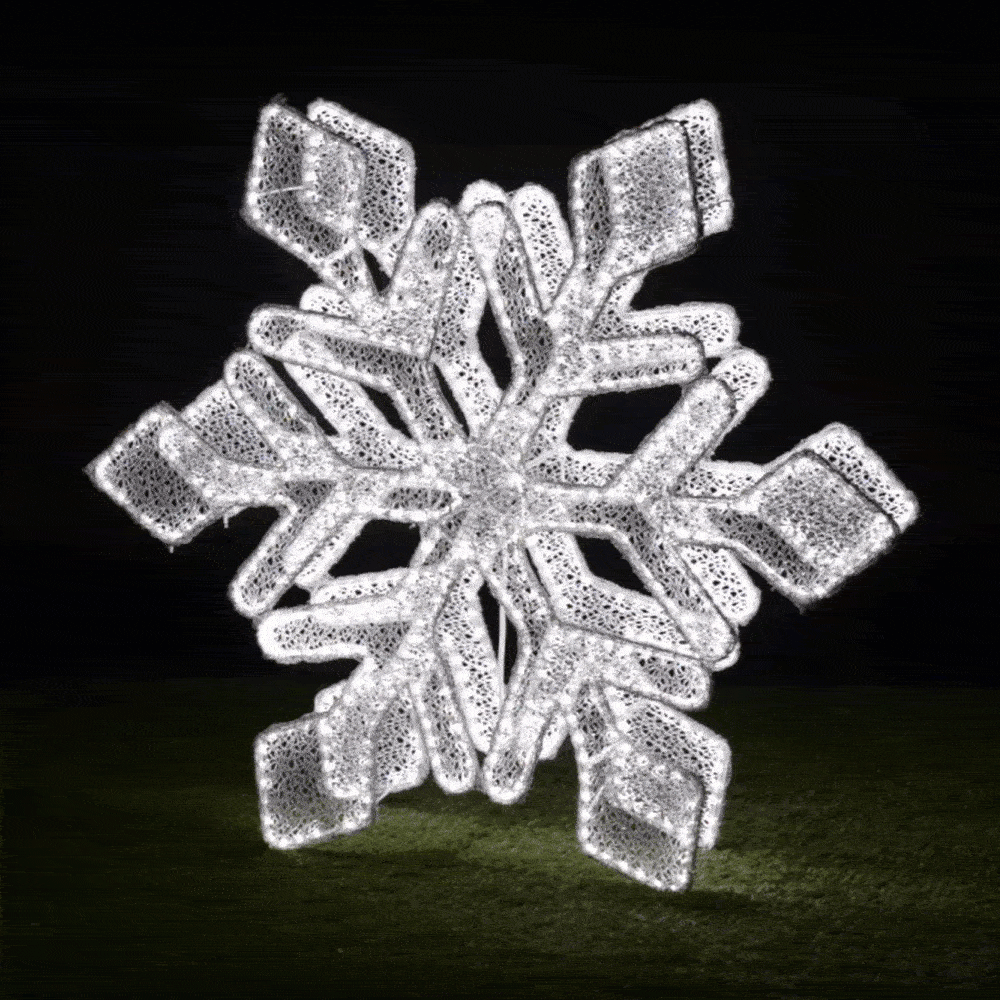 The 4' Twinkling Snowflake
