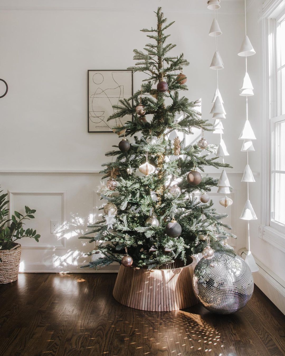 7' King Noble Fir Artificial Christmas Tree Unlit