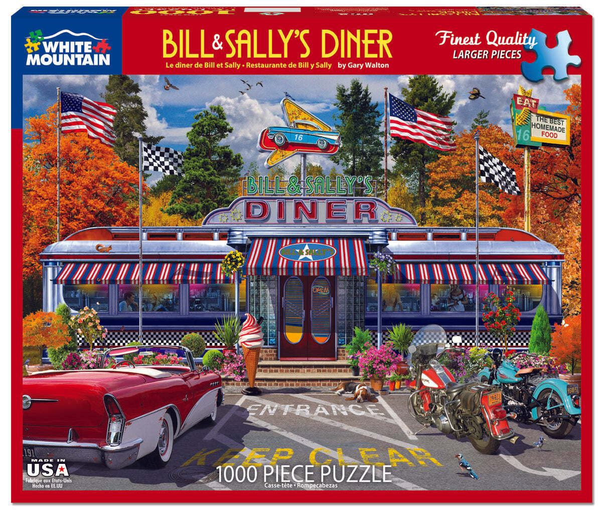 Bill & Sally's Diner (1631pz) - 1000 Pieces