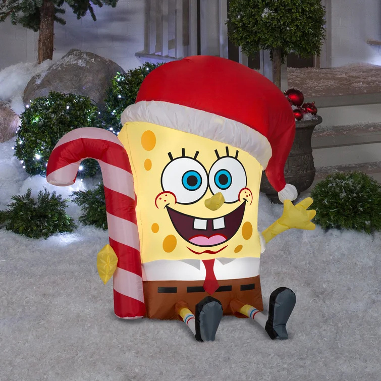 Airblown Spongebob Nickelodeon Inflatable Qvc