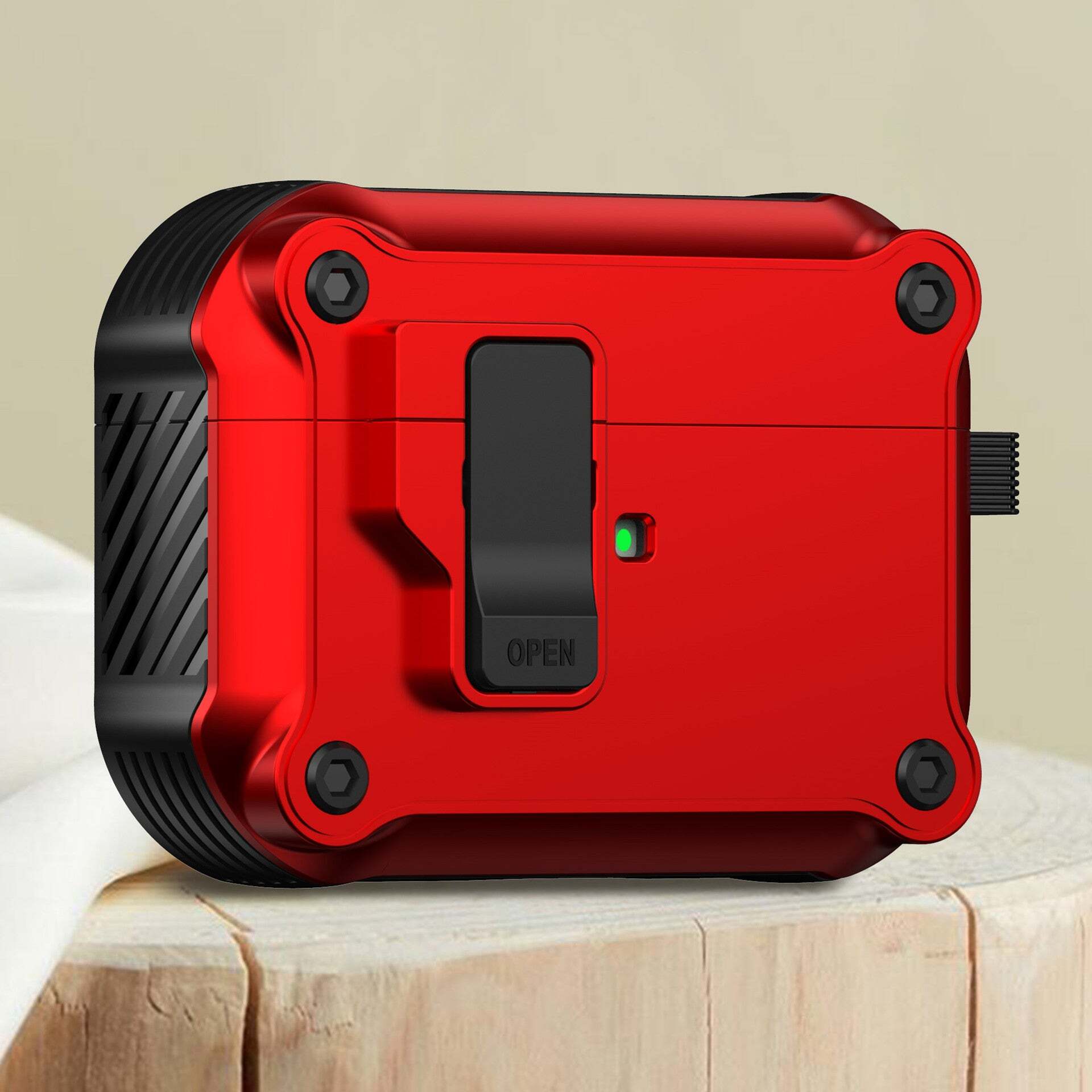 Locking AirPods Case Prevent Loss with SecureSnap Technology hnkasv