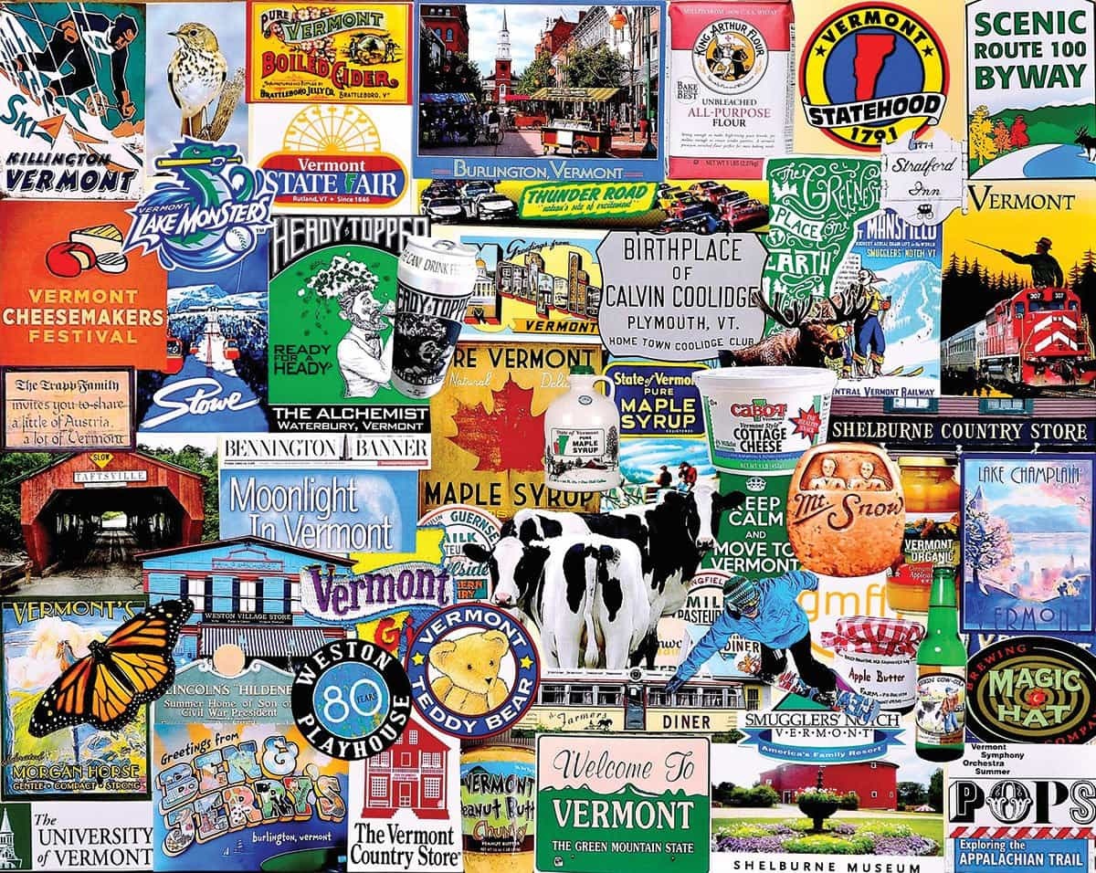 I Love Vermont (1294pz) - 1000 Piece Jigsaw Puzzle