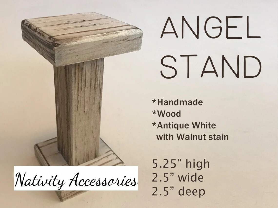Nativity Manger / Angel Stand *Nativity Accessories
