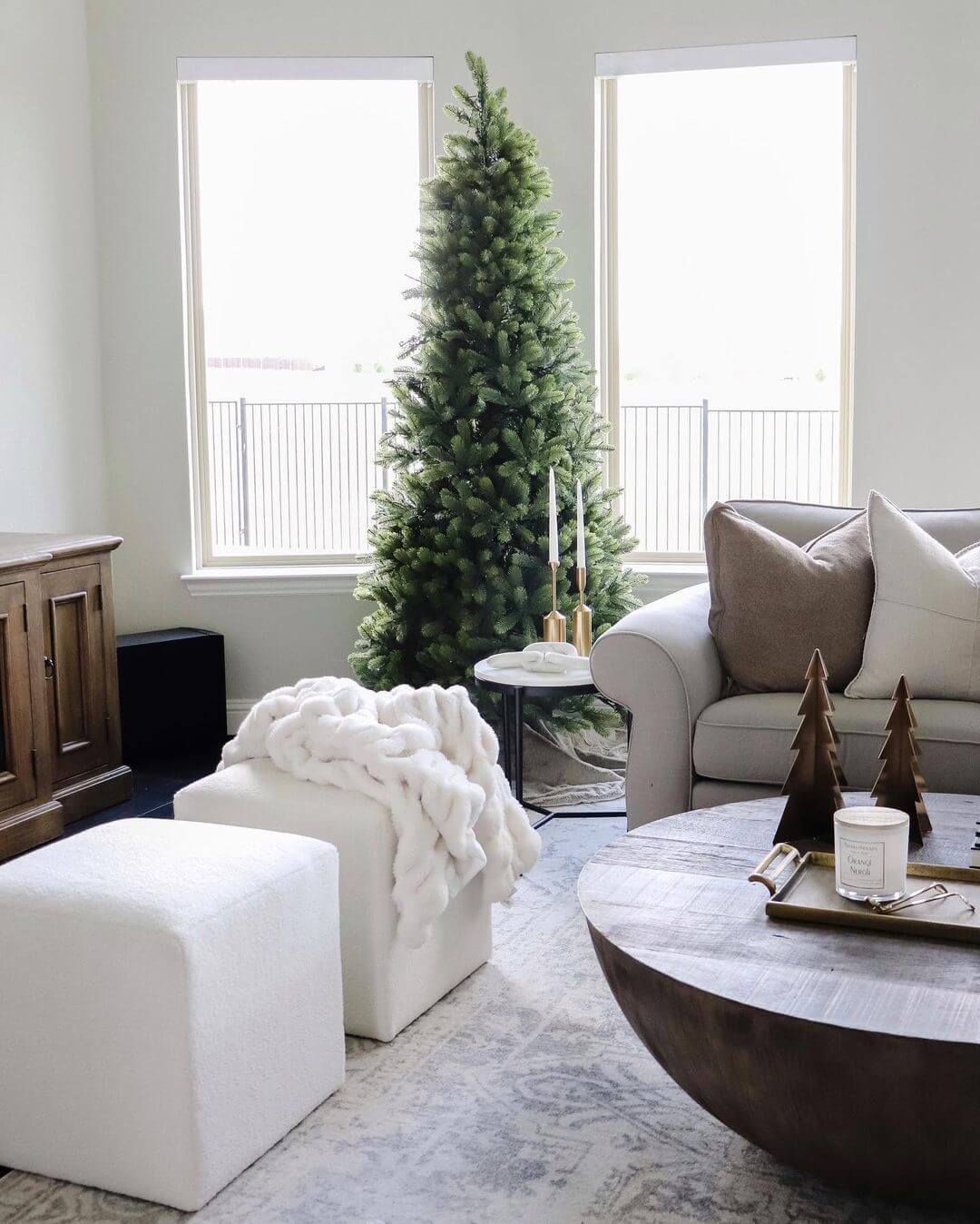 6.5' Royal Fir Slim Quick-Shape Artificial Christmas Tree Unlit