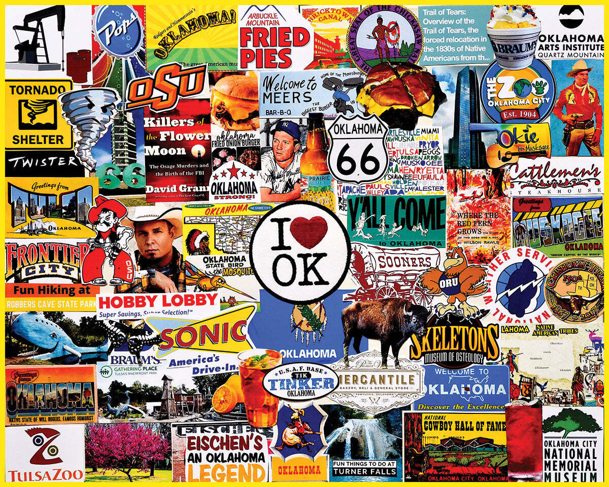 I Love Oklahoma (1811pz) - 1000 Piece Jigsaw Puzzle