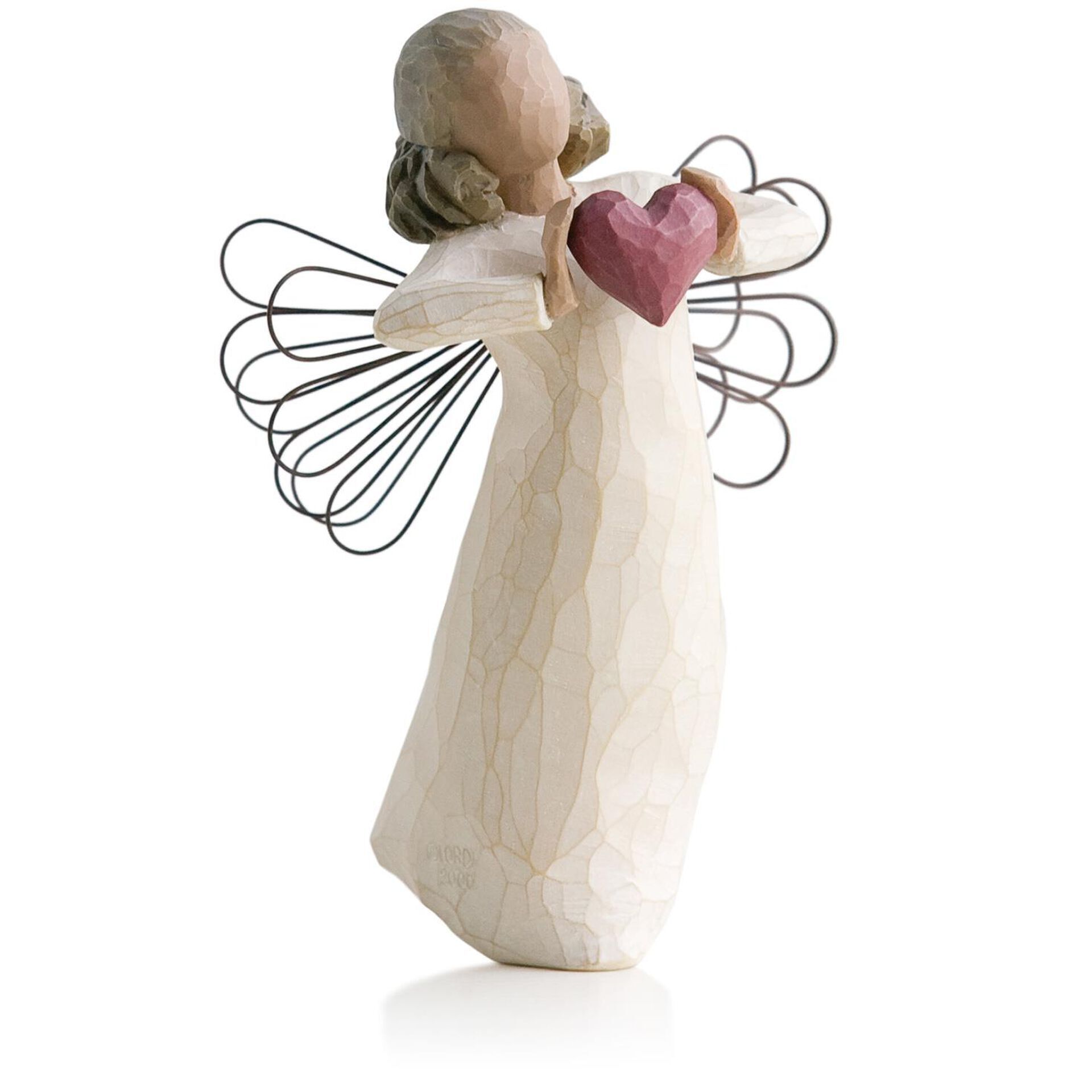 Angel With Love Heart Figurine