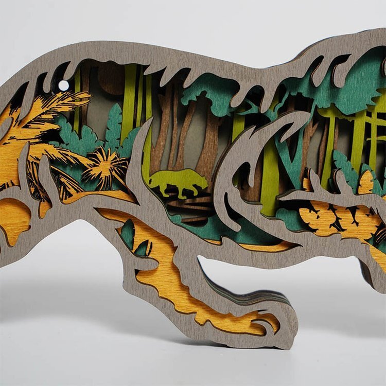 New Arrivals!-Tiger Carving Handcraft Gift