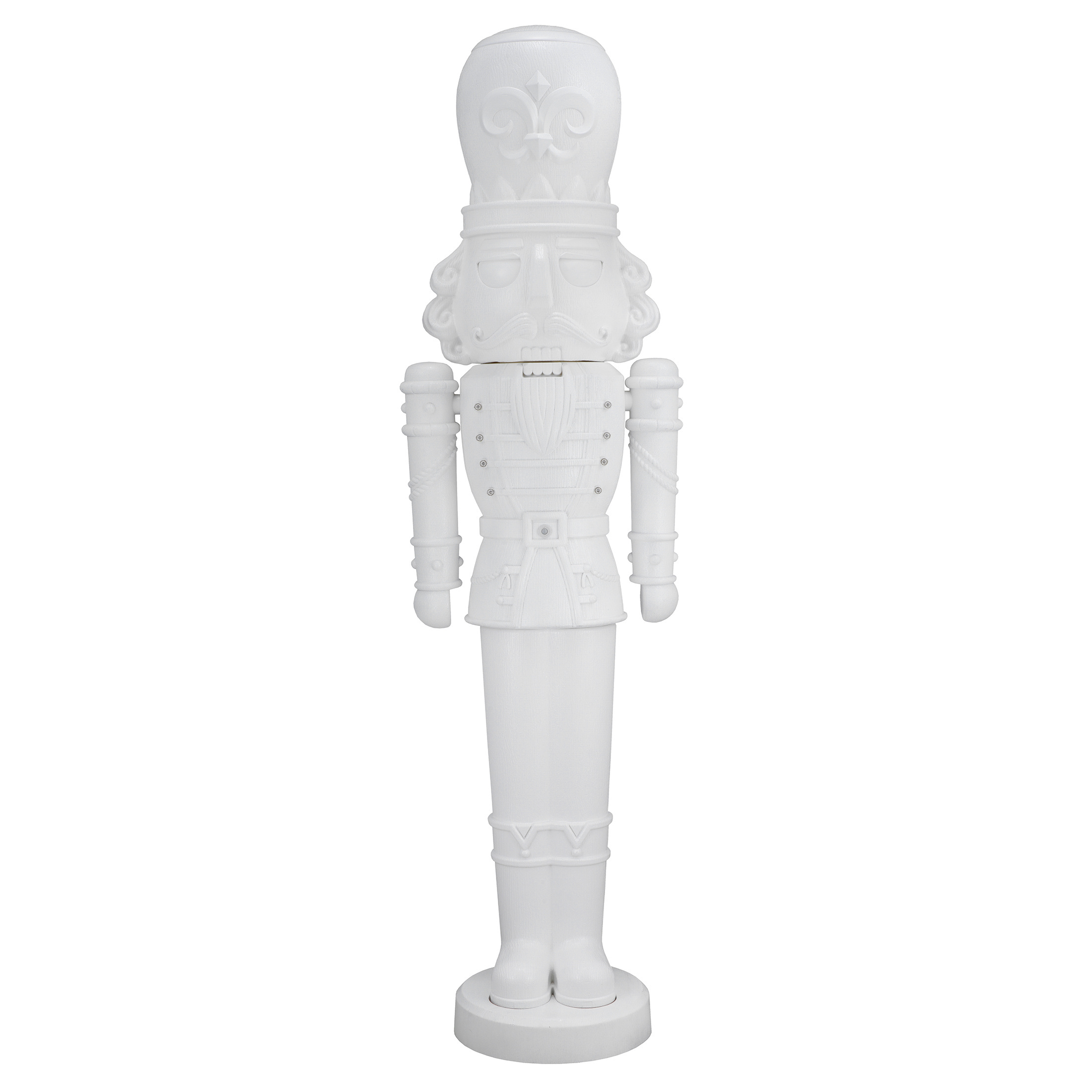 🎄Clearance Sale - 75 DIY White Nutcracker Mold, With Lights Plays Mu -  GLOSSFINEY