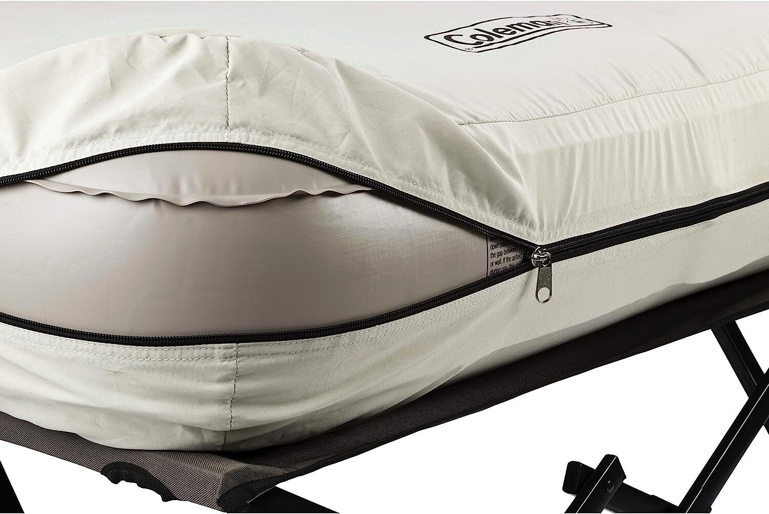 Camping Cot, Air Mattress, and Pump Combo, Folding Camp Cot and Air Be