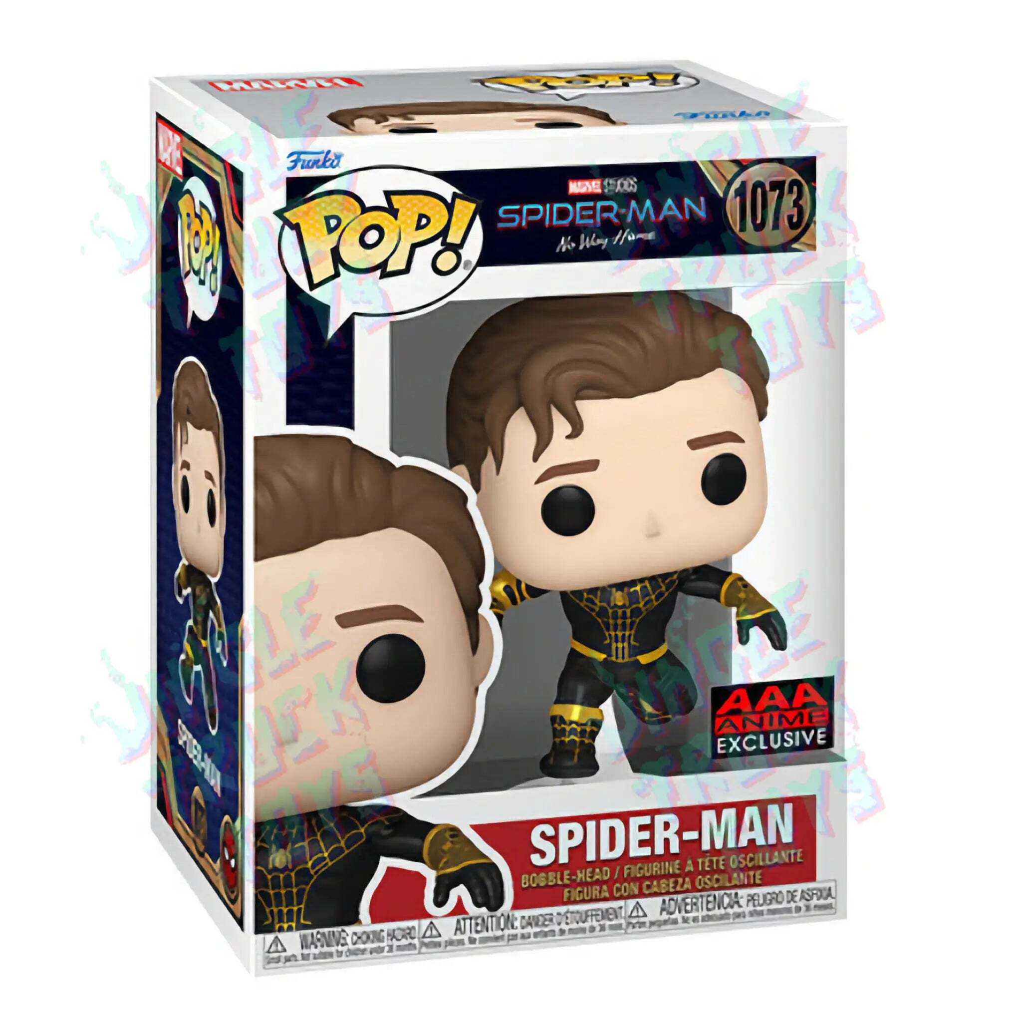 Spider-Man (Leaping | Unmasked) Funko Pop! AAA ANIME EXCLUSIVE