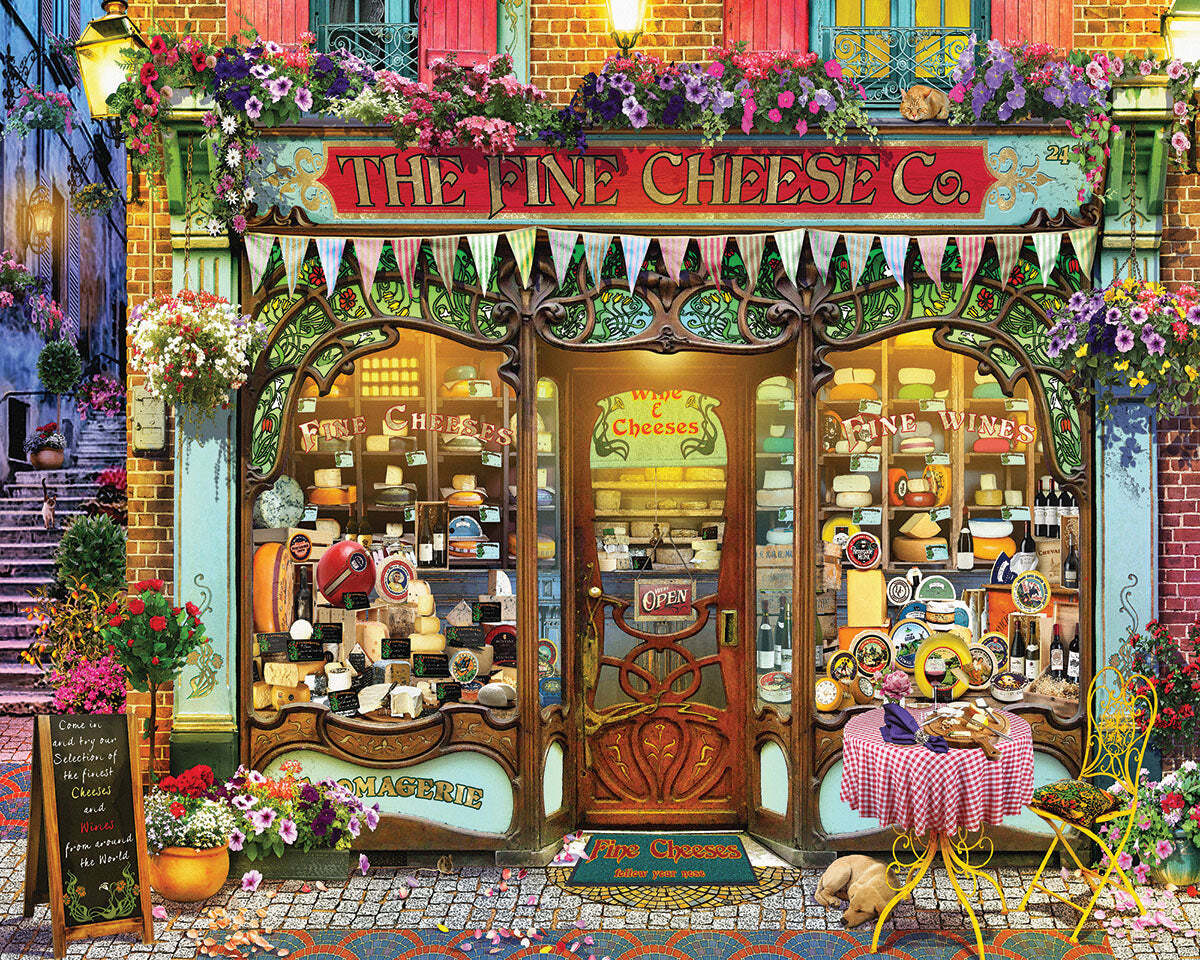 Wine & Cheese Shop (1830pz) - 1000 Piece Jigsaw Puzzle