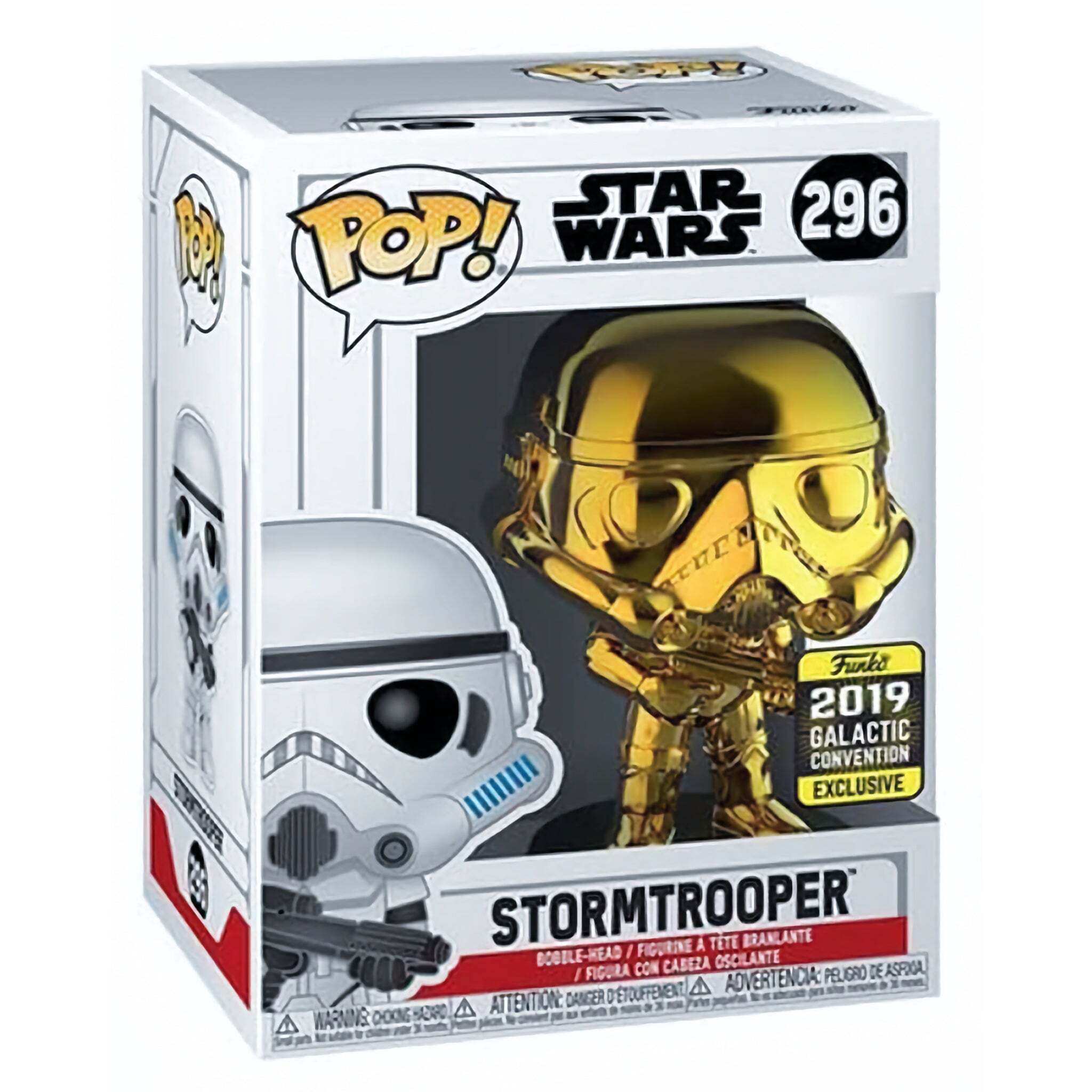 Stormtrooper (Gold Chrome) Funko Pop! 2019 GALACTIC CON