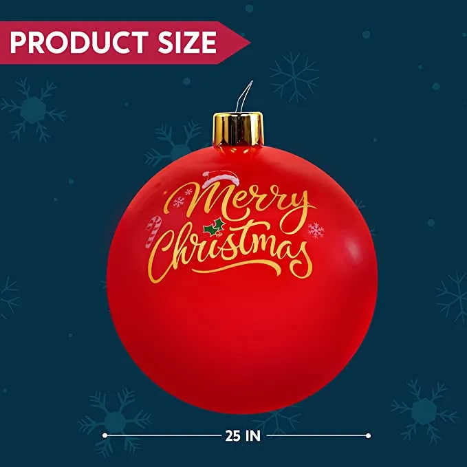 25in Christmas Ball Ornament Inflatable