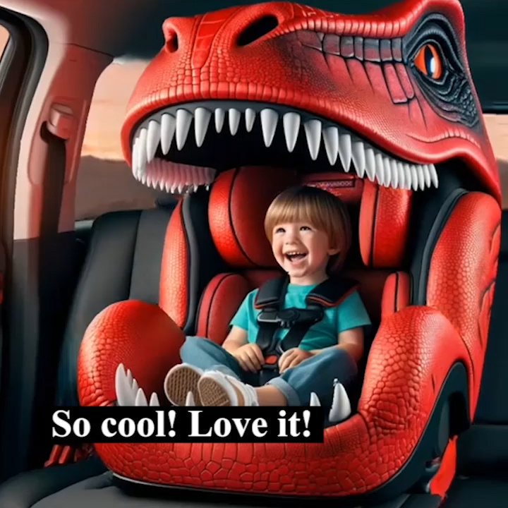 Dinosaur Shaped Car Seats Make Your Kids Love Car Rides! Letcmv
