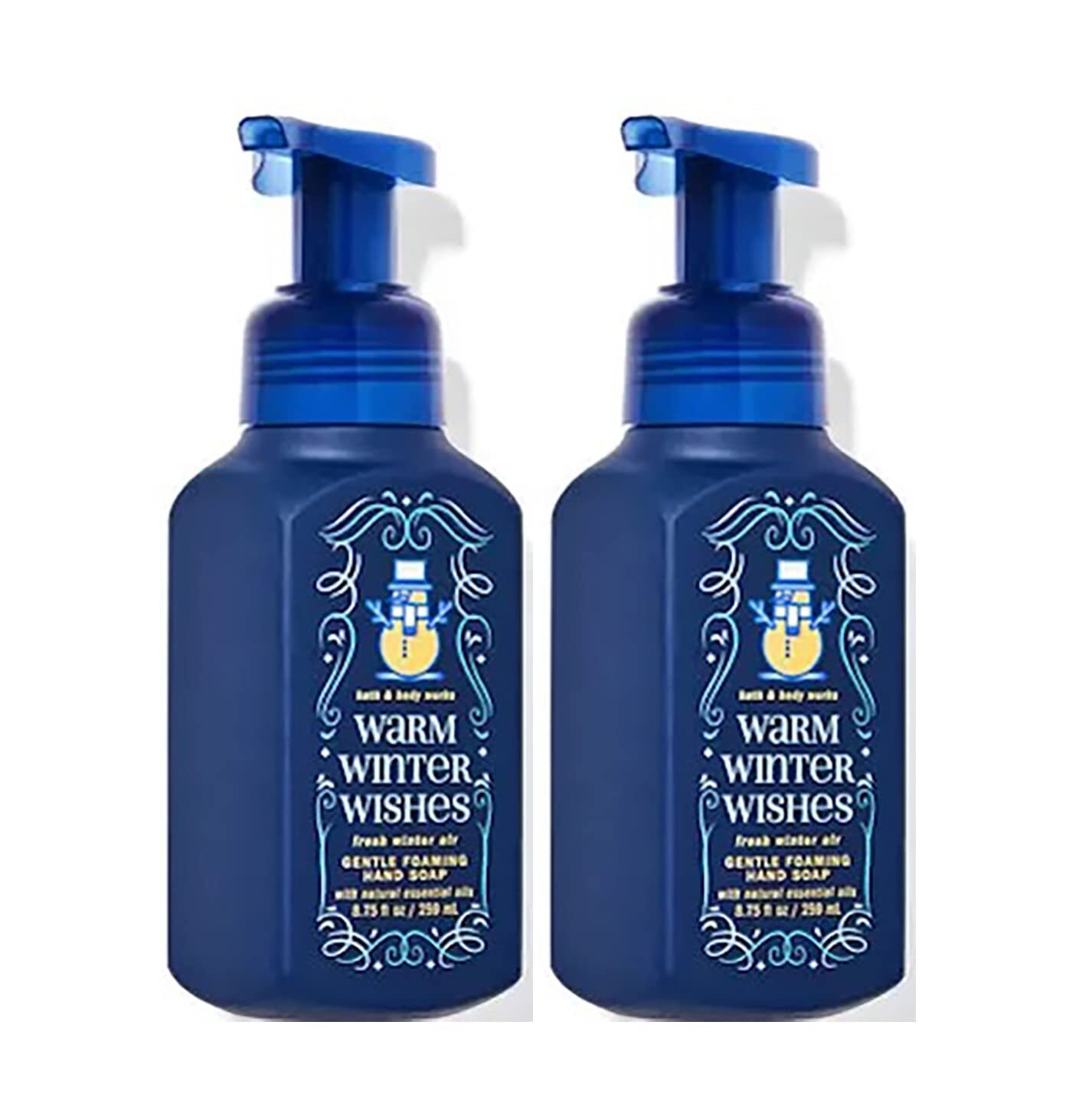 White Barn by Bath & Body Works Gentle Foaming Hand Soap in Mahogany Teakwood (2 Pack)