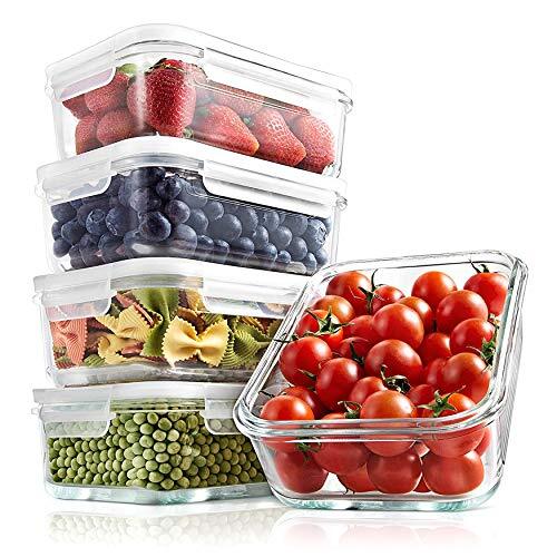 24-Piece Superior Glass Food Storage Containers Set - Newly