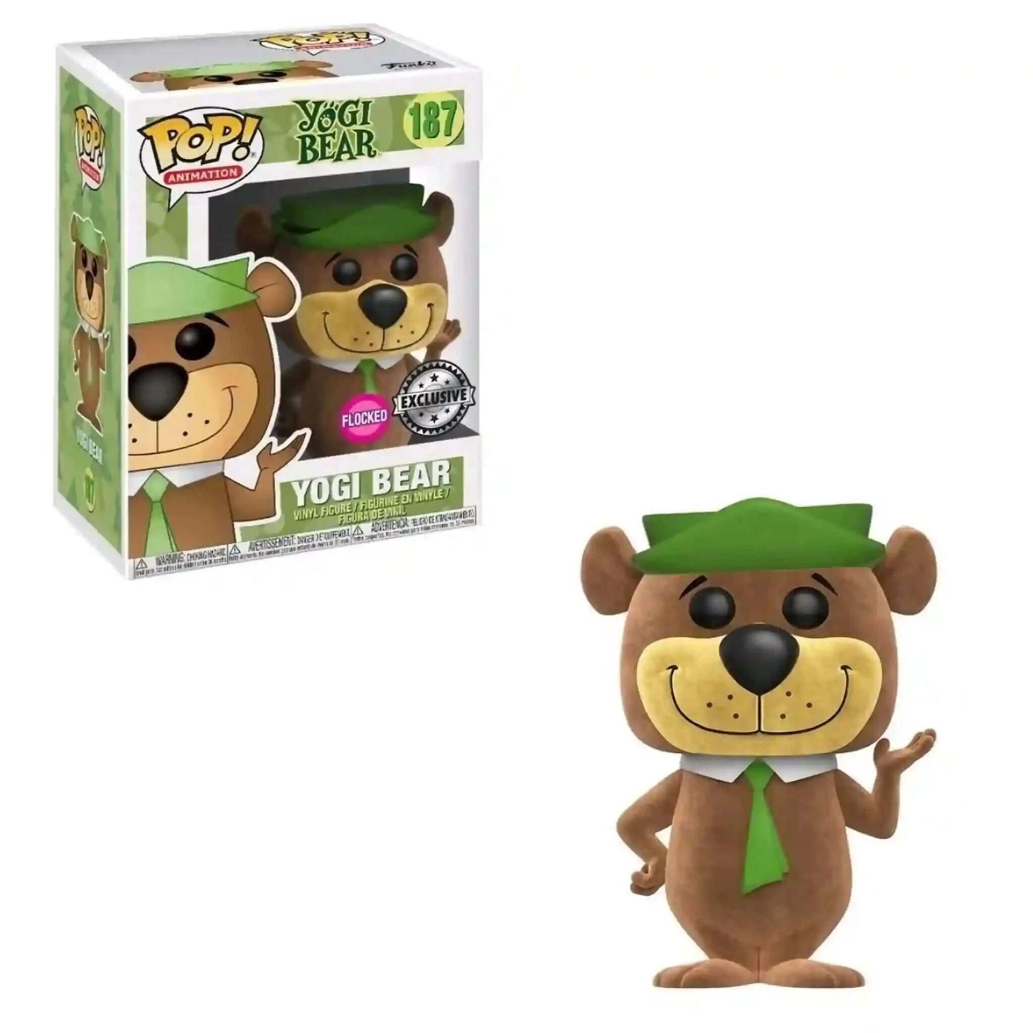 Yogi Bear (Flocked) Funko Pop! EXCLUSIVE