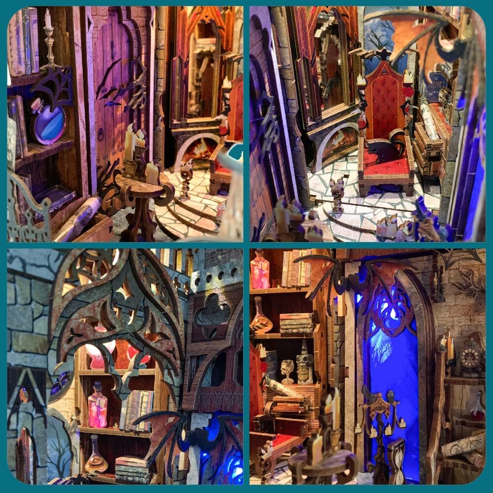 Twilight Castle DIY Wooden Book Nook