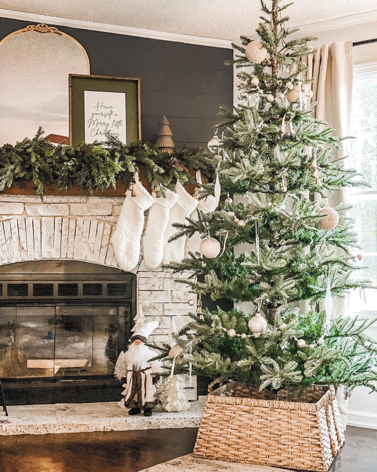 7' King Noble Fir Artificial Christmas Tree Unlit