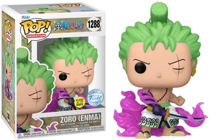 POP ANIME ONE PIECE ZORO WITH ENMA EXCL