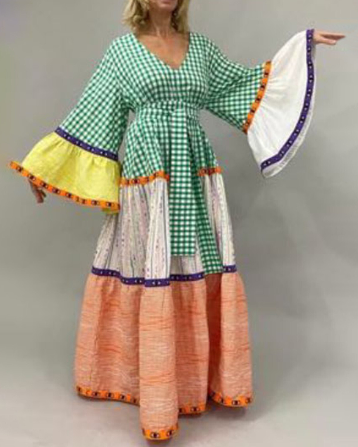 Resort Print Loose Dress 30dc
