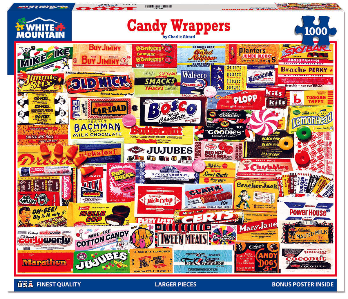 Candy Wrappers (862pz) - 1000 Piece Jigsaw Puzzle