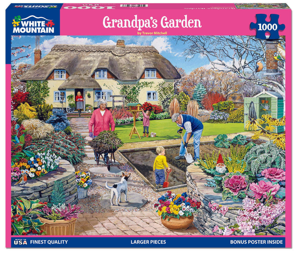 Grandpa's Garden (1799pz) - 1000 Piece Jigsaw Puzzle