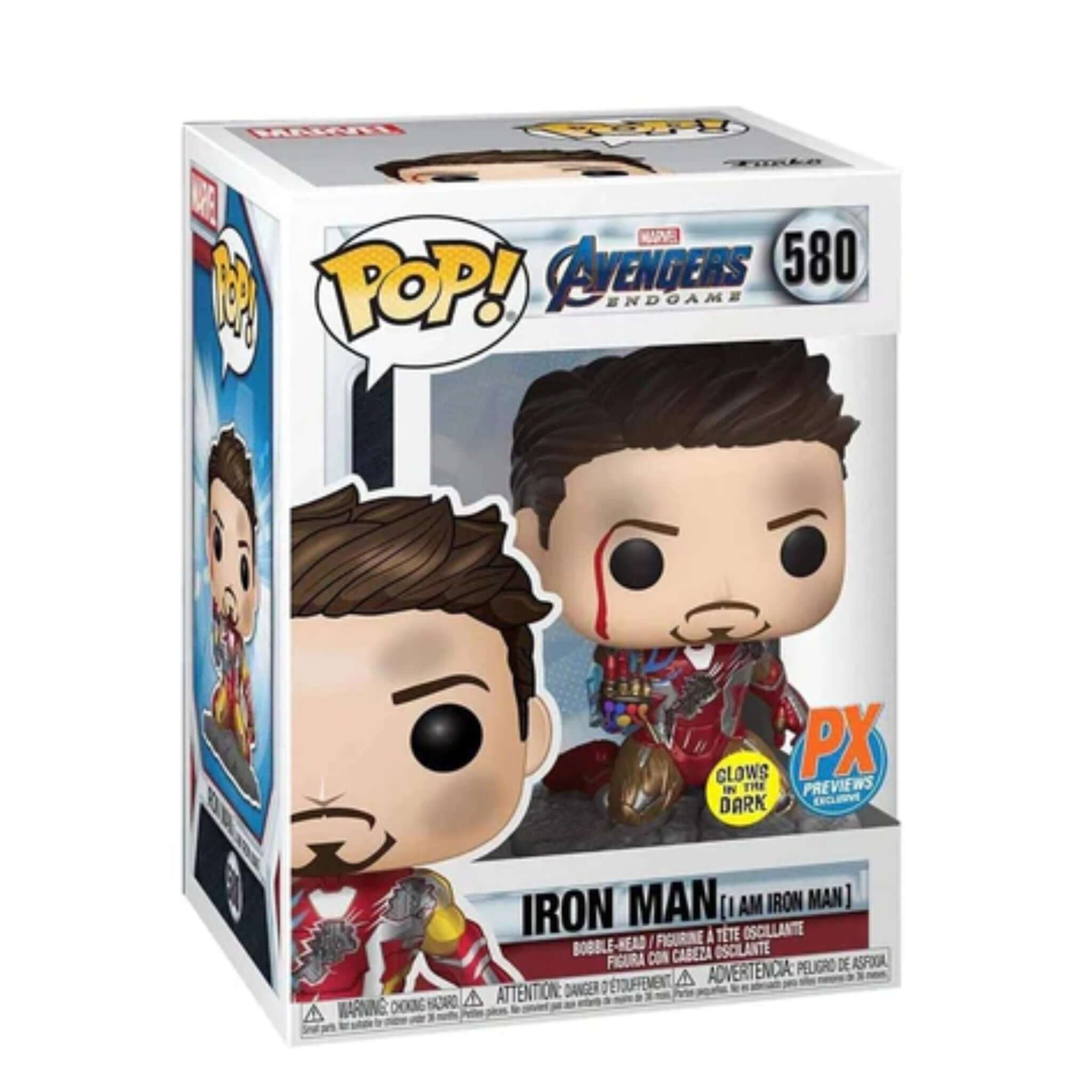 Iron Man [I am Iron Man] (GITD) Funko Pop! PX EXCLUSIVE
