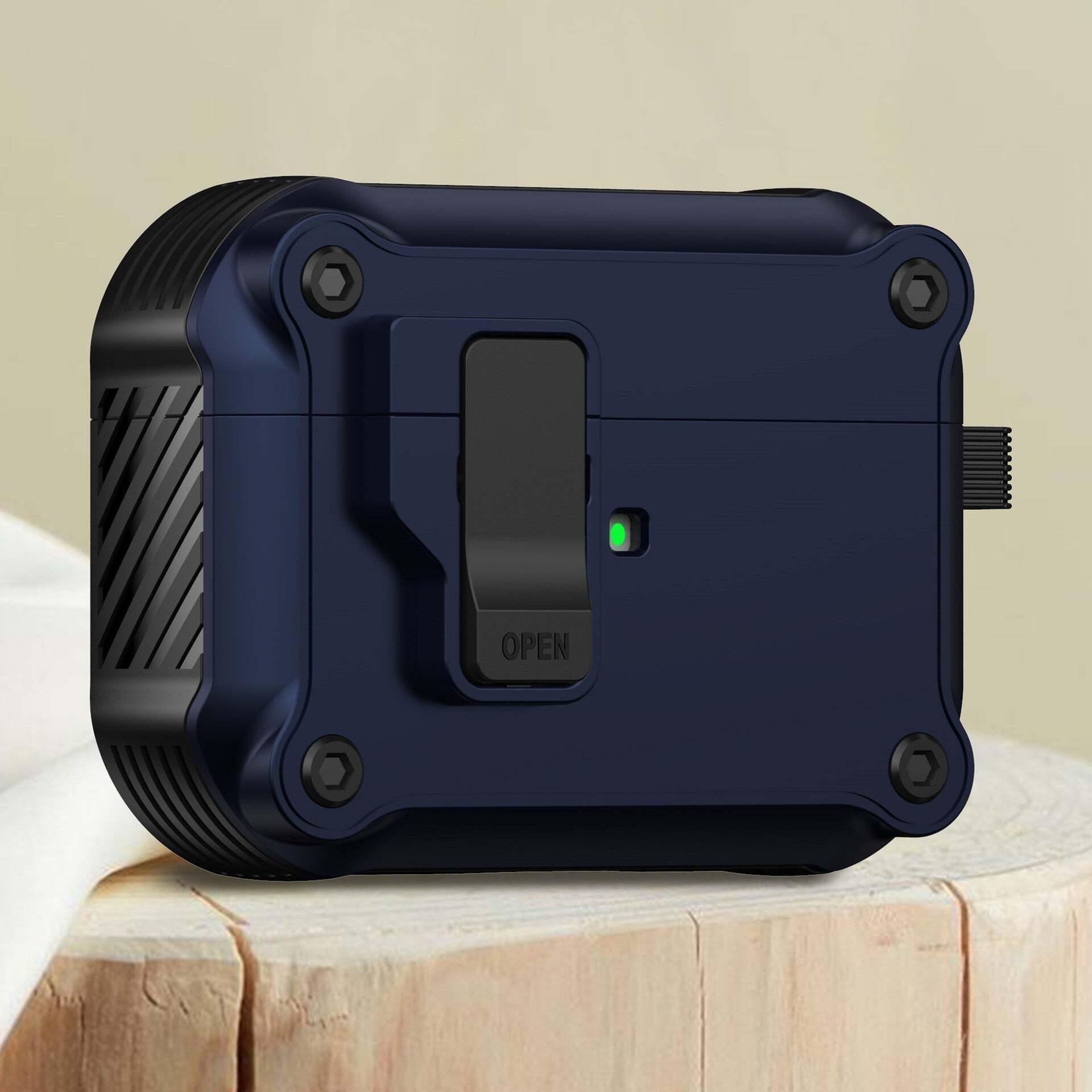 Locking AirPods Case Prevent Loss with SecureSnap Technology hnkasv