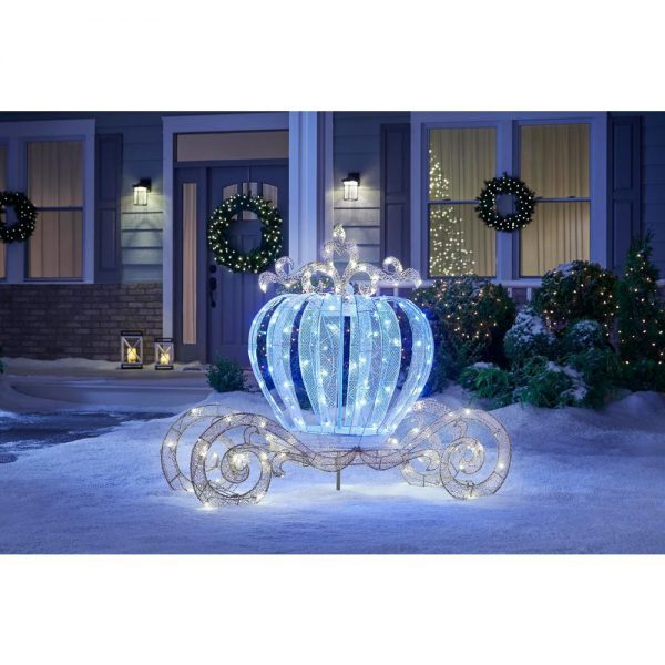 5 ft led twinkling carriage