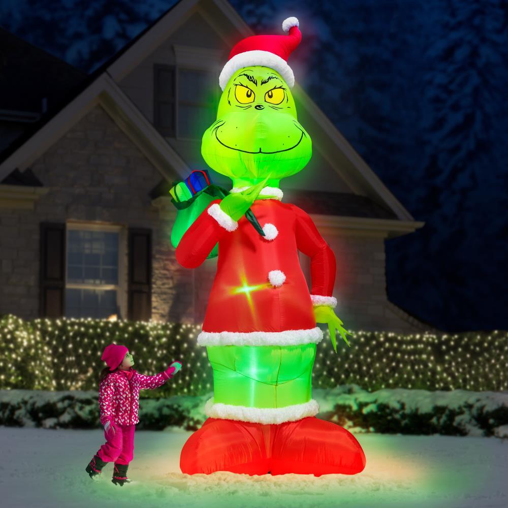 The 19' Inflatable Grinch Lightshow