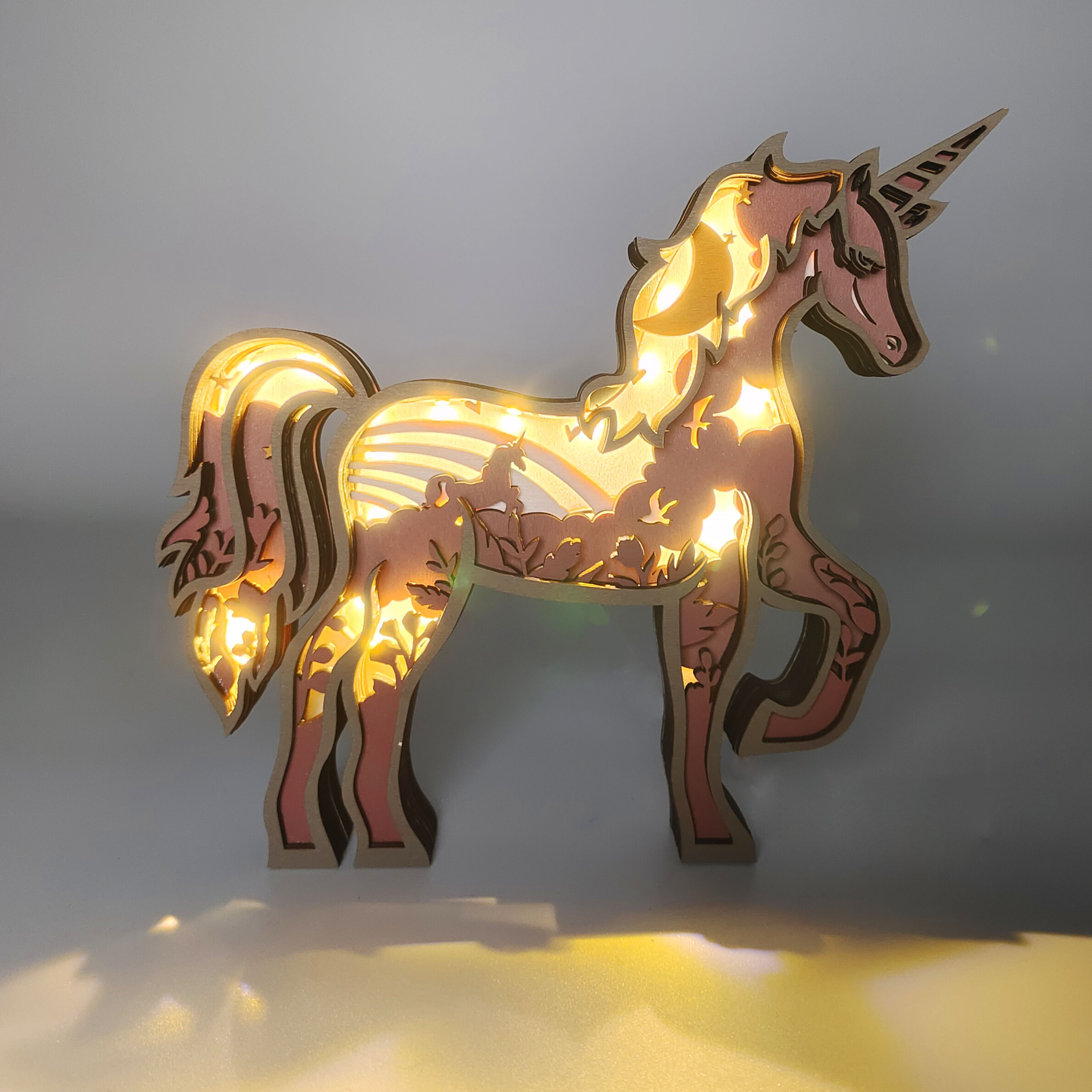 Unicorn Carving Handcraft Gift