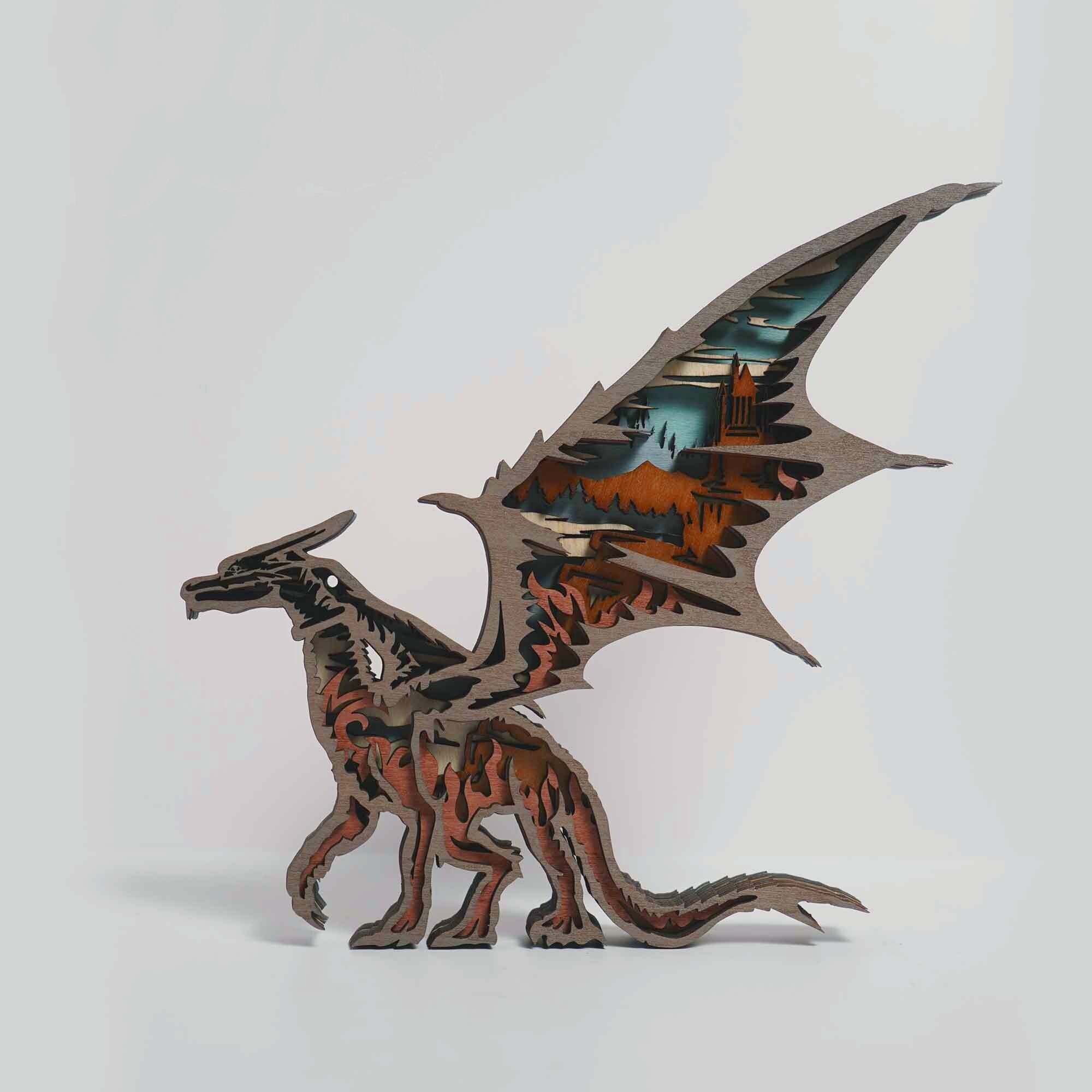 New Arrivals✨-Dragon Carving Handcraft Gift