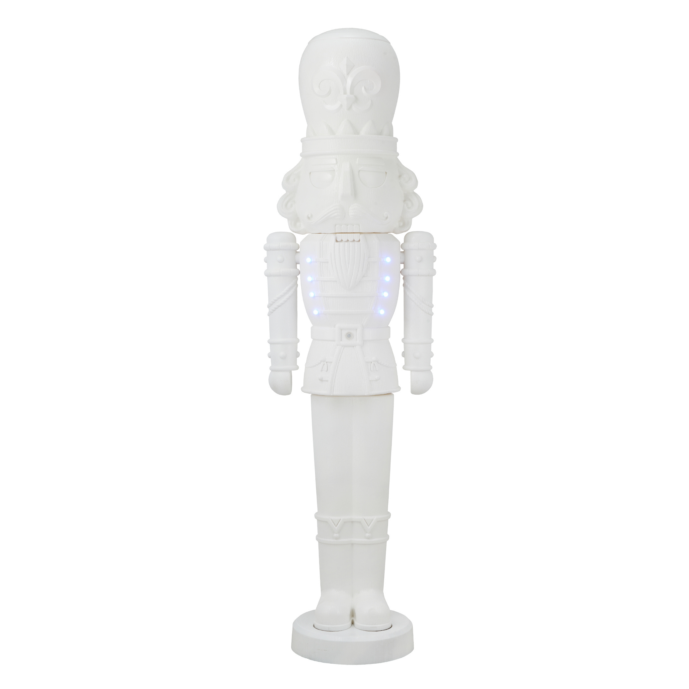 🎄Clearance Sale - 75 DIY White Nutcracker Mold, With Lights Plays Mu -  GLOSSFINEY