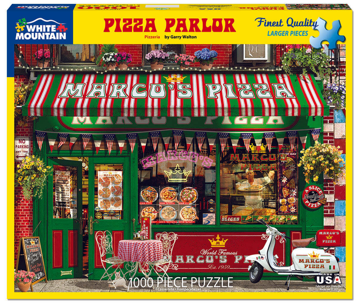 Pizza Parlor (1594pz) - 1000 Piece Jigsaw Puzzle
