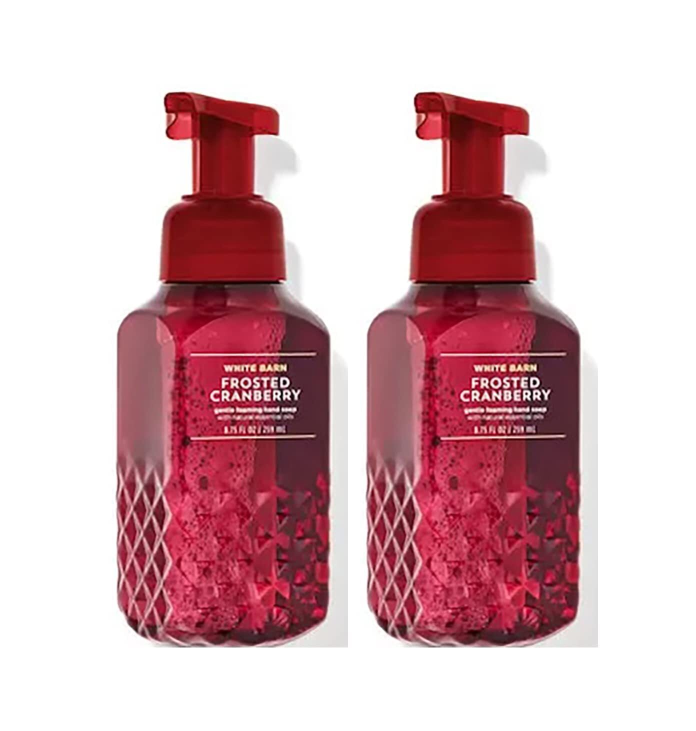 White Barn by Bath & Body Works Gentle Foaming Hand Soap in Mahogany Teakwood (2 Pack)