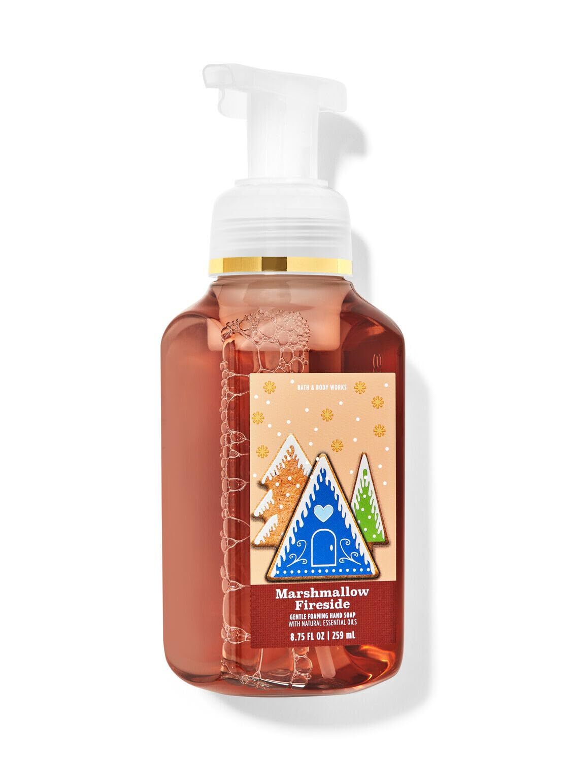 White Barn by Bath & Body Works Gentle Foaming Hand Soap in Mahogany Teakwood (2 Pack)