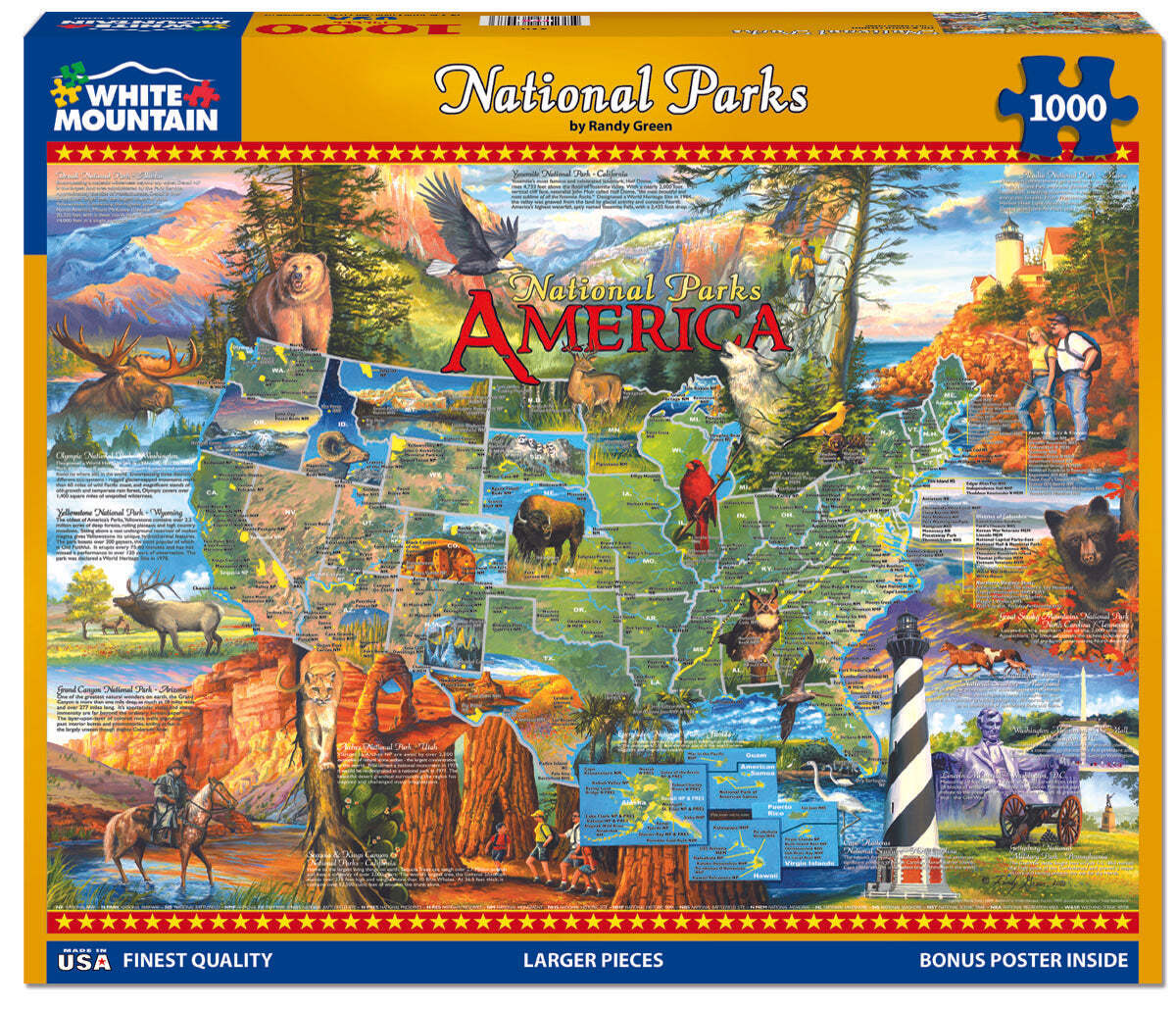 National Parks (530pz) - 1000 Piece Jigsaw Puzzle