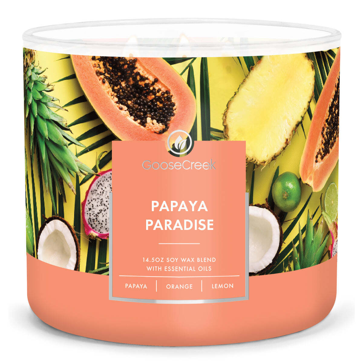 Papaya Paradise Large 3-Wick Candle
