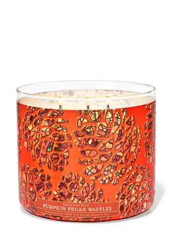 Images Pumpkin Pecan Waffles 3-Wick Candle