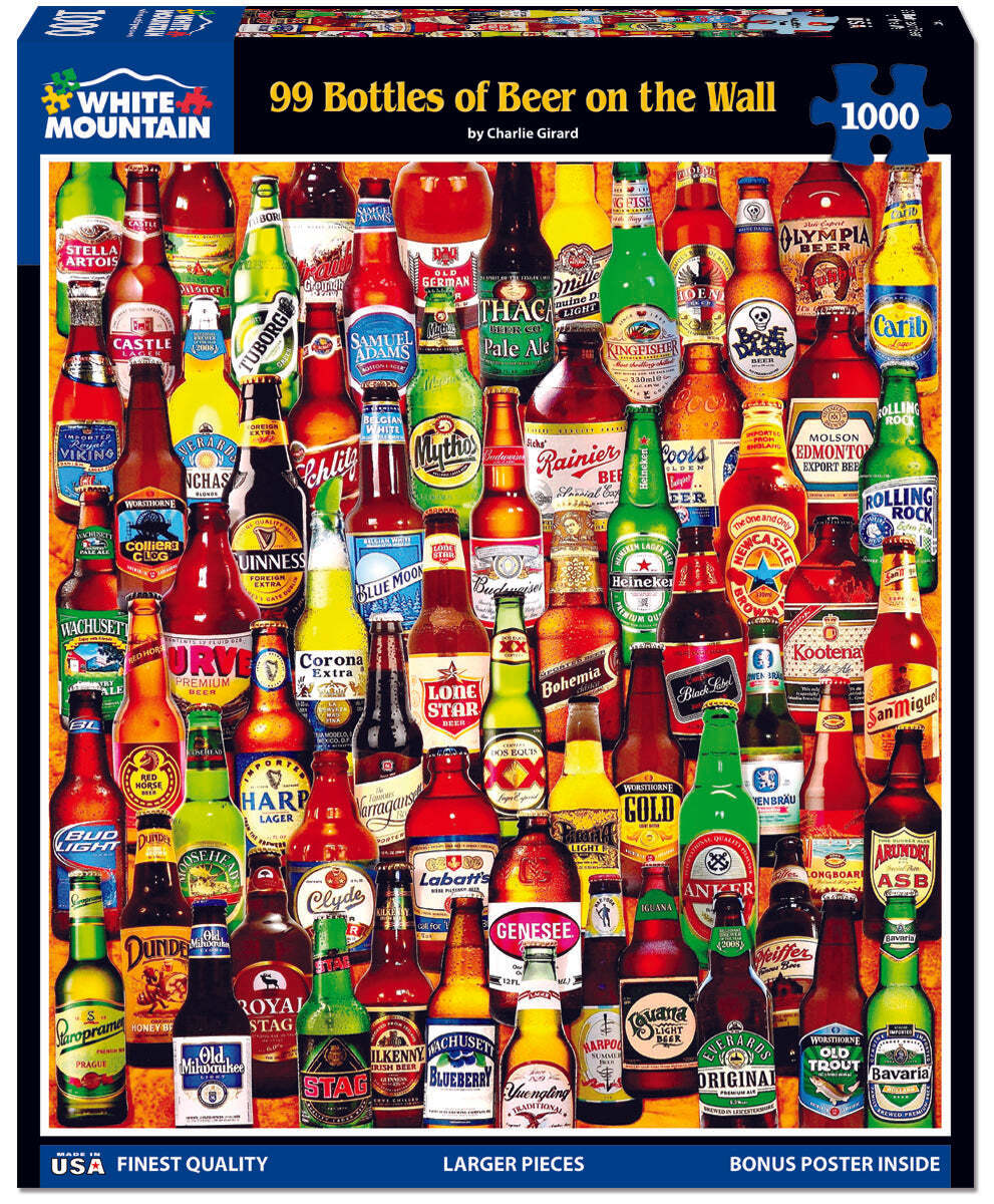 99 Bottles of Beer on the Wall (1047pz) - 1000 Piece Jigsaw Puzzle