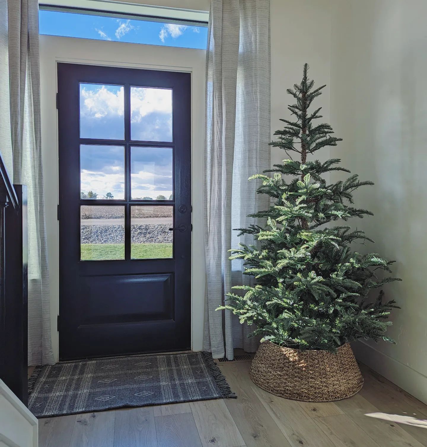 7' King Noble Fir Artificial Christmas Tree Unlit