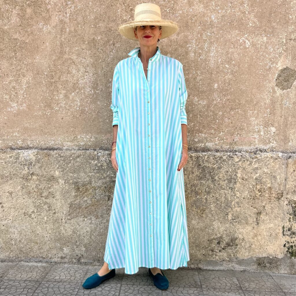 Vacation printed loose dress 869e