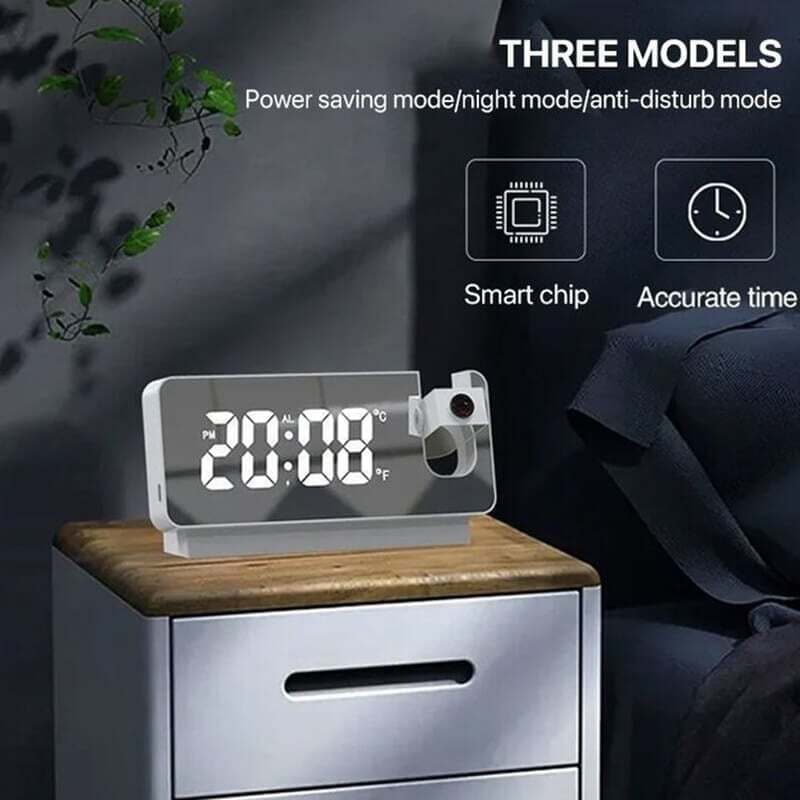 Mirror projection alarm clock🔥🔥