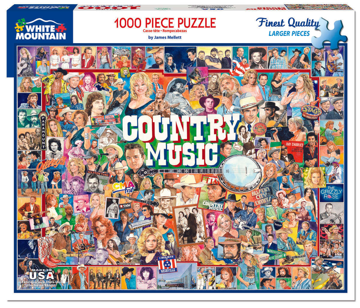 Country Music (1740pz) - 1000 Piece Jigsaw Puzzle