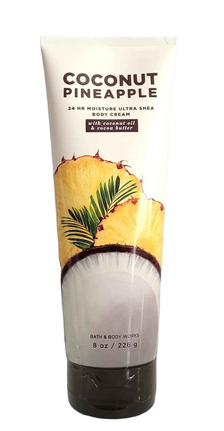 Bath and Body Works Coconut Pineapple Ultra Shea Body Cream 8 Ounce