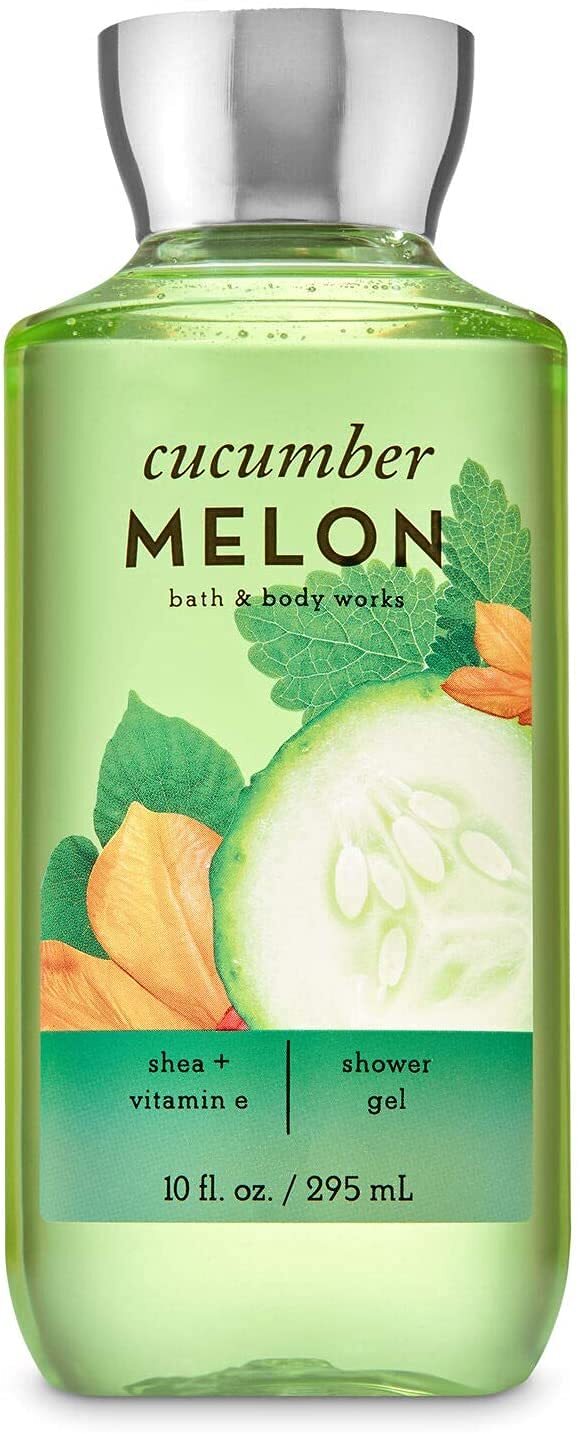 Bath & Body Works Cucumber Melon Shower Gel, 10 Ounce, Blue